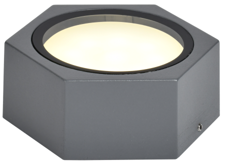 купить Светильник настенный 1*15Вт GX53 IP65 серый металл IEK в Йошкар-Оле Светильник настенный 1*15Вт GX53 IP65 серый металл IEK