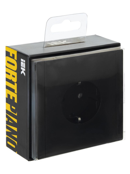 купить Фортепиано черный механизм розетки скрытая 1-мест заземление IP20  в Йошкар-Оле Фортепиано черный механизм розетки скрытая 1-мест заземление IP20