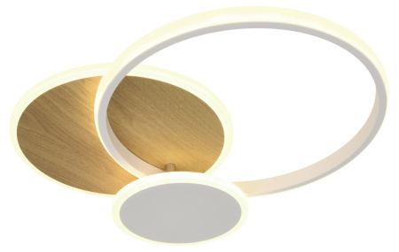 купить Светильник потолочный (люстра) свд 60Вт 3000К-6500К 4900лм белый/золото пульт в Йошкар-Оле Светильник потолочный (люстра) свд 60Вт 3000К-6500К 4900лм белый/золото пульт