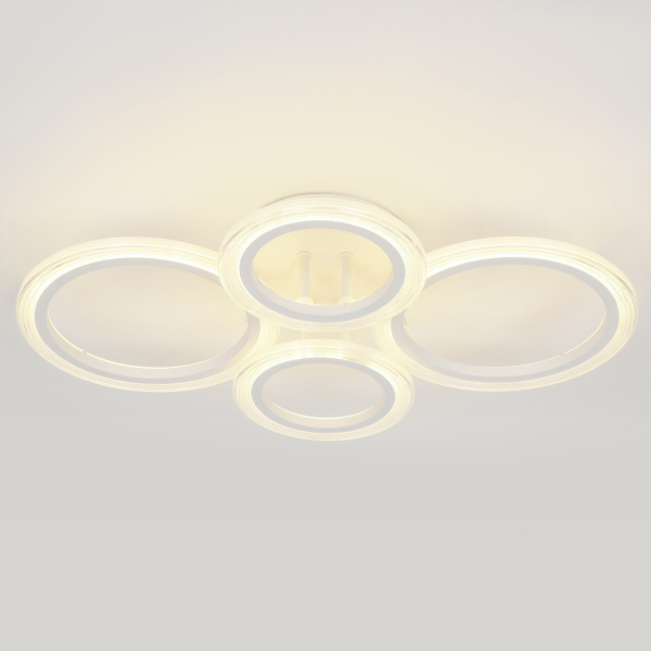 купить Светильник потолочный (люстра) свд 59Вт 3000К-6500К 4900лм белый пульт в Йошкар-Оле Светильник потолочный (люстра) свд 59Вт 3000К-6500К 4900лм белый пульт