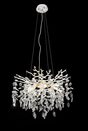 купить Светильник подвесной (люстра) 6*40Вт E14 золото/белый в Йошкар-Оле Светильник подвесной (люстра) 6*40Вт E14 золото/белый