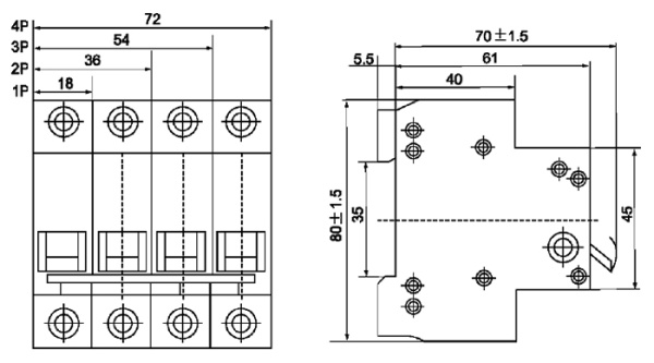 Выключатель нагрузки 3Р 100А ВН-102 Schneider Electric