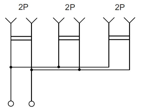 Глори белый розетка открытая 3-мест IP20 