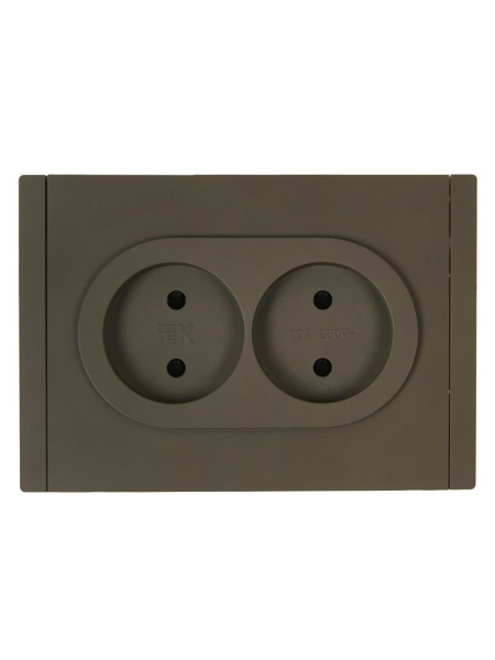 купить Фортепиано серый розетка скрытая 2-мест шторки IP20  в Йошкар-Оле Фортепиано серый розетка скрытая 2-мест шторки IP20