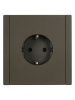 купить Фортепиано серый розетка скрытая 1-мест заземление шторки IP20  в Йошкар-Оле Фортепиано серый розетка скрытая 1-мест заземление шторки IP20