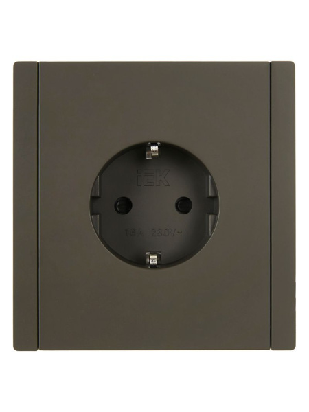 купить Фортепиано серый розетка скрытая 1-мест заземление шторки IP20  в Йошкар-Оле Фортепиано серый розетка скрытая 1-мест заземление шторки IP20