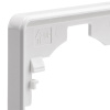 MIELE ROUND Рамка 1-постовая белая KRANZ