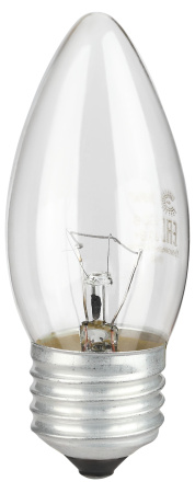 купить Лампа свеча накал Е27 60Вт 660лм прозрачная ЭРА в Йошкар-Оле Лампа свеча накал Е27 60Вт 660лм прозрачная ЭРА