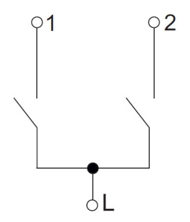 Фортепиано белый выключатель 2кл скрытая 10А IP20 