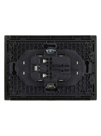 купить Фортепиано серый розетка скрытая 2-мест шторки IP20  в Йошкар-Оле Фортепиано серый розетка скрытая 2-мест шторки IP20