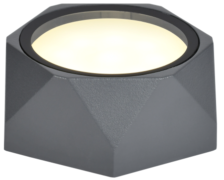 купить Светильник настенный 1*15Вт GX53 IP65/IP67 серый металл IEK в Йошкар-Оле Светильник настенный 1*15Вт GX53 IP65/IP67 серый металл IEK