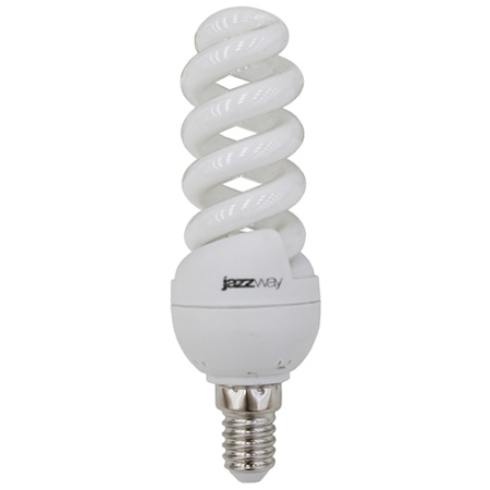 Лампа клл E14 11Вт 6500К 580лм спираль Jazzway 