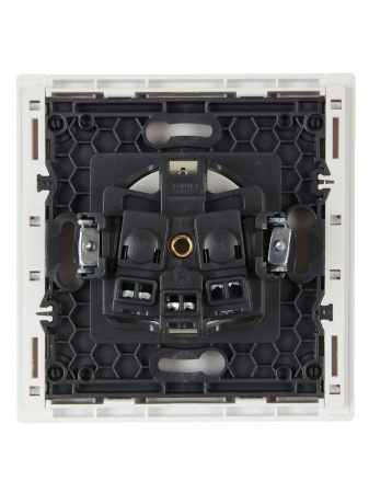 купить Фортепиано белый розетка скрытая 1-мест заземление IP20  в Йошкар-Оле Фортепиано белый розетка скрытая 1-мест заземление IP20