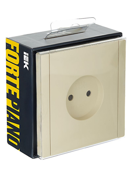 купить Фортепиано ваниль розетка скрытая 1-мест шторки IP20  в Йошкар-Оле Фортепиано ваниль розетка скрытая 1-мест шторки IP20