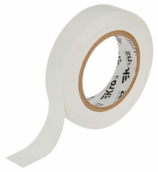 купить Изолента ПВХ 15мм*20м белый Kranz  в Йошкар-Оле Изолента ПВХ 15мм*20м белый Kranz