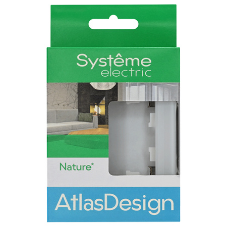 AtlasDesign Nature белый рамка 1-ая универсально стекло